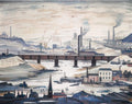 L S Lowry Industrial Panorama 2 A4 Art Photo Print 1