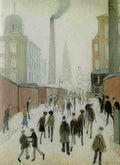 L S Lowry Industrial Scene(4) A4 Photo Print 1