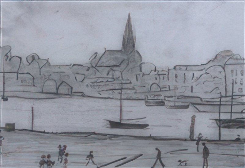 L S Lowry Londonderry 1 A4 Art Photo Print 1
