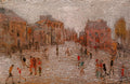 L S Lowry Longnor, Derbyshire A4 Art Photo Print 1