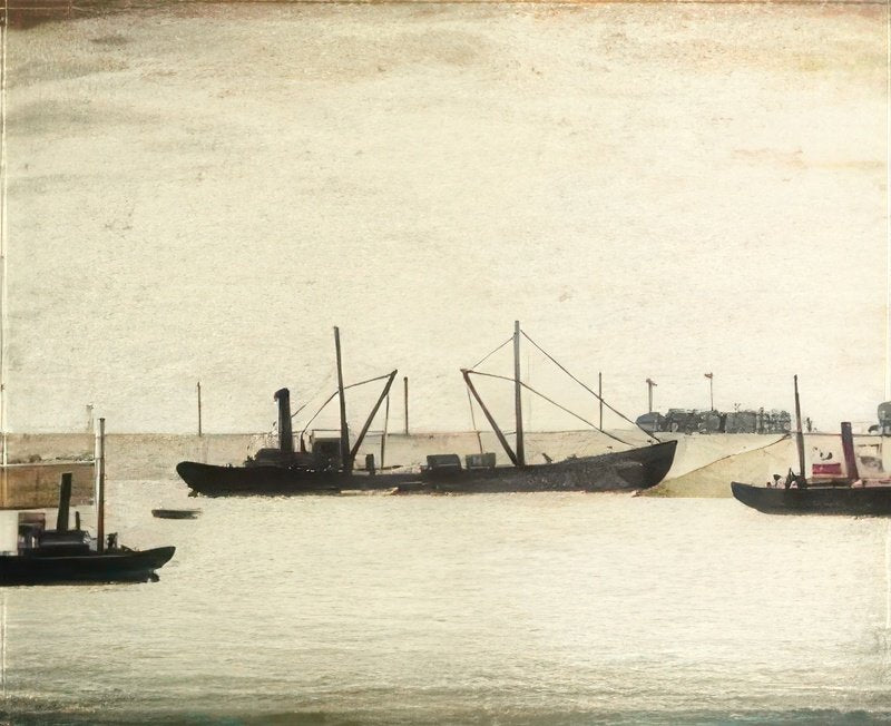 L S Lowry Lowestoft Harbour 1 A4 Art Photo Print 1