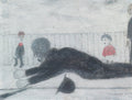 L S Lowry Man Falling Over 2 A4 Art Photo Print 1