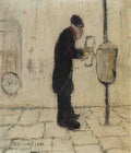 L S Lowry Man Searching A Dustbin(1) A4 Photo Print 1