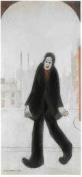L S Lowry Man Walking 1 A4 Art Photo Print