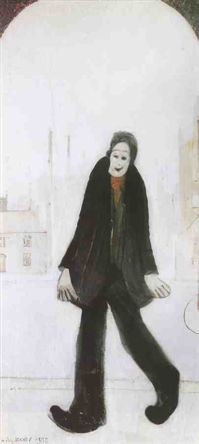 L S Lowry Man Walking(3) A4 Photo Print 1