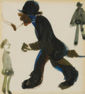 L S Lowry Man Walking 4 A4 Art Photo Print 1