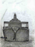 L S Lowry Marcia, Hamburg A4 Photo Print