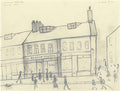 L S Lowry Market Square, Ebbw Vale 1 A4 Art Photo Print 1