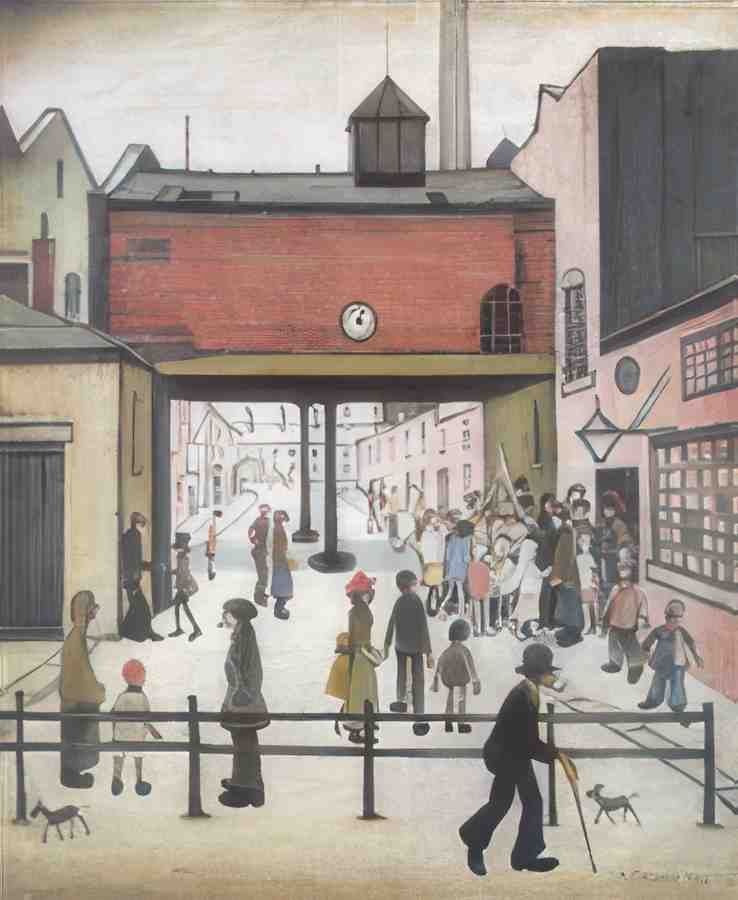 L S Lowry May Day(1) A4 Photo Print 1