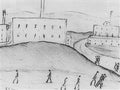 L S Lowry Mill Scene, 1943 A4 Art Photo Print 1