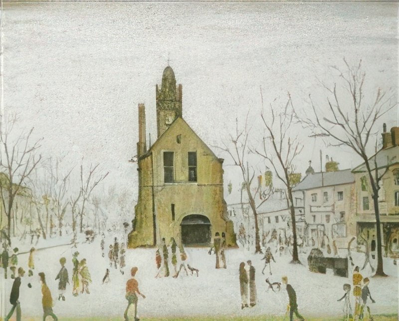 L S Lowry Moreton In Marsh(1) A4 Photo Print 1