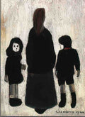 L S Lowry Mother And Children 1 A4 Art Photo Print