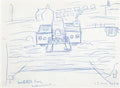 L S Lowry North Blyth Ferry, Northumberland A4 Art Photo Print 1