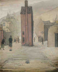 L S Lowry Old Building, Edinburgh A4 Art Photo Print