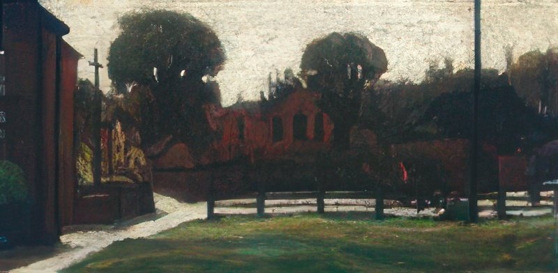 L S Lowry Old House, Worsley, Lancashire(1) A4 Photo Print 1