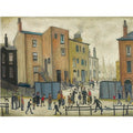 L S Lowry Old Houses 1 A4 Art Photo Print 1