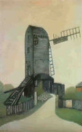 L S Lowry Old Windmill, Bexhill A4 Photo Print