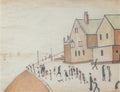L S Lowry On A Promenade_ Hartlepool 2 A4 Art Photo Print 1