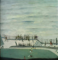 L S Lowry On The Promenade 1 A4 Art Photo Print 1