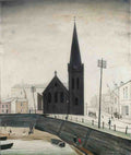 L S Lowry On The Quay, Maryport A4 Art Photo Print