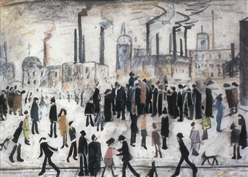 L S Lowry Open Air Meeting(2) A4 Photo Print 1