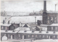 L S Lowry Palmerston Street, Manchester A4 Art Photo Print 1