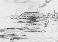 L S Lowry Parton Beach, Cumberland A4 Art Photo Print 1
