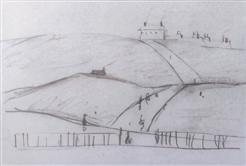 L S Lowry Path To A Town 1 A4 Art Photo Print 1