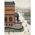 L S Lowry Peel Park, Salford A4 Photo Print 1