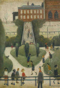 L S Lowry Peel Park, Salford(1) A4 Photo Print