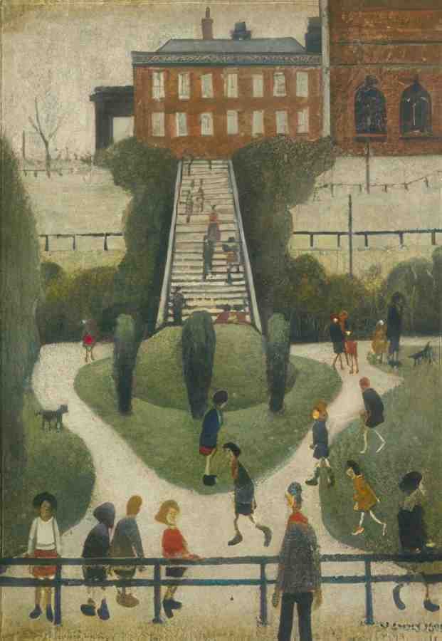 L S Lowry Peel Park, Salford(1) A4 Photo Print