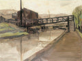 L S Lowry Pendlebury Bridge(1) A4 Photo Print 1