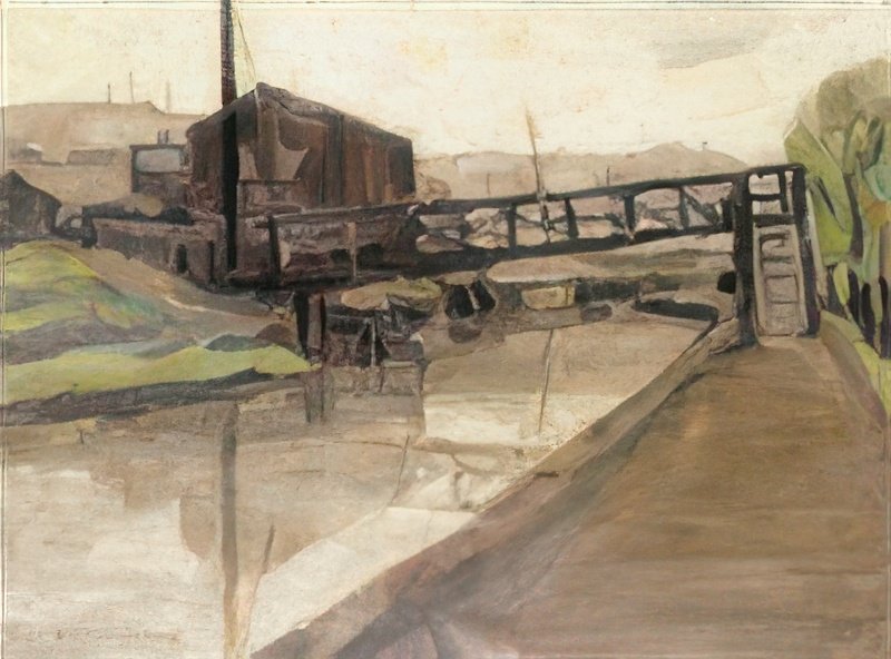 L S Lowry Pendlebury Bridge(1) A4 Photo Print 1