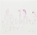 L S Lowry People And Animals 2 A4 Art Photo Print 1