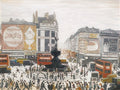L S Lowry Piccadilly Circus, London A4 Photo Print 1