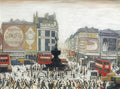 L S Lowry Piccadilly Circus, London 1 A4 Art Photo Print 1