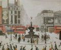 L S Lowry Piccadilly Circus 1 A4 Art Photo Print 1