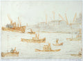 L S Lowry Poole Harbour(1) A4 Photo Print 1