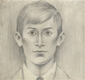 L S Lowry Portrait Of A Boy Self Portrait A4 Art Photo Print 1
