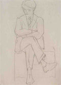 L S Lowry Portrait Of A Man 5 A4 Art Photo Print