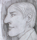 L S Lowry Portrait Of A Man(6) A4 Photo Print 1