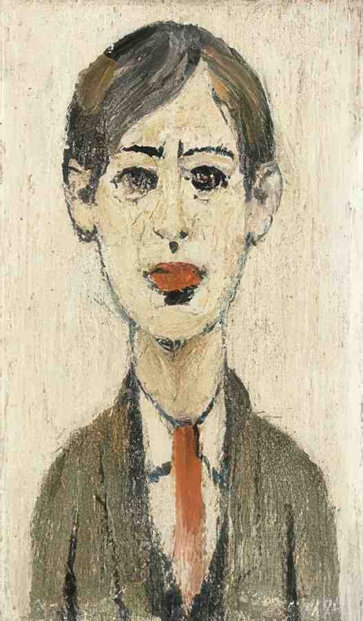 L S Lowry Portrait Of A Young Man 1 A4 Art Photo Print