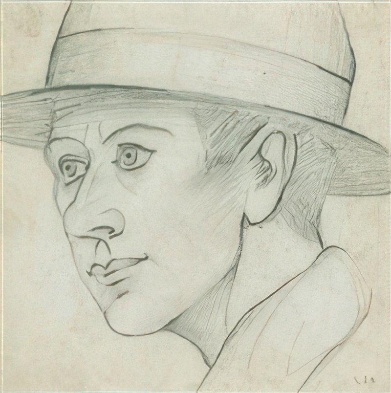 L S Lowry Portrait Of A Young Man 3 A4 Art Photo Print 1