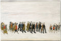 L S Lowry Procession In South Wales, Whit Monday A4 Photo Print 1