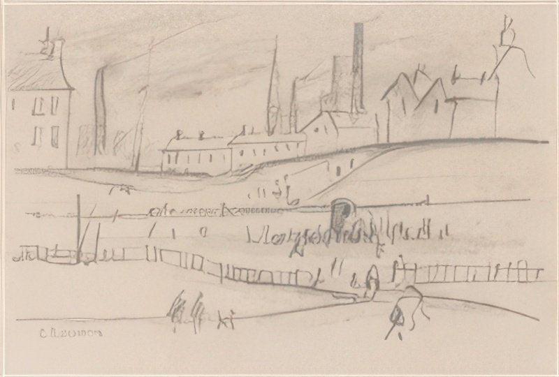 L S Lowry Punch And Judy 2 A4 Art Photo Print 1