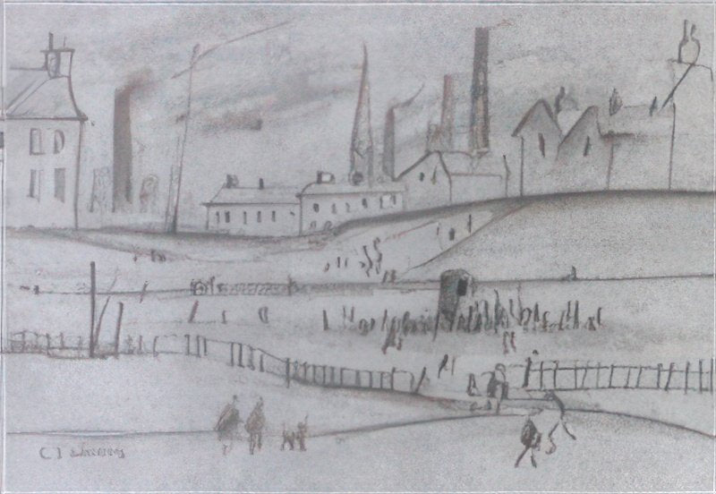 L S Lowry Punch And Judy 3 A4 Art Photo Print 1