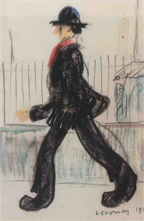 L S Lowry Putting On The Ritz 1 A4 Art Photo Print