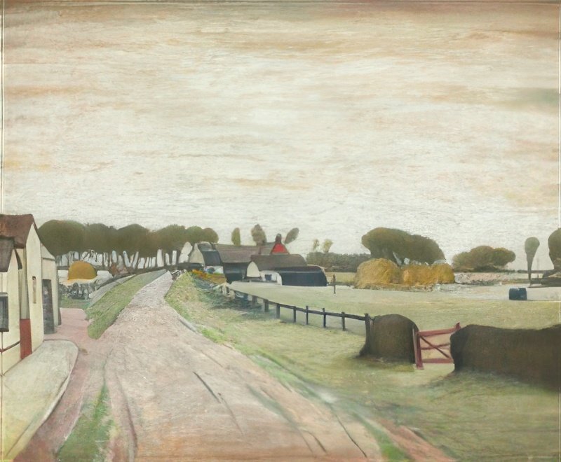L S Lowry Regent Street, Lytham The Farm A4 Art Photo Print 1
