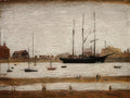 L S Lowry Rhyl Harbour(1) A4 Photo Print 1