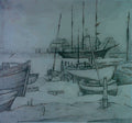 L S Lowry Rhyl Harbour(5) A4 Photo Print 1